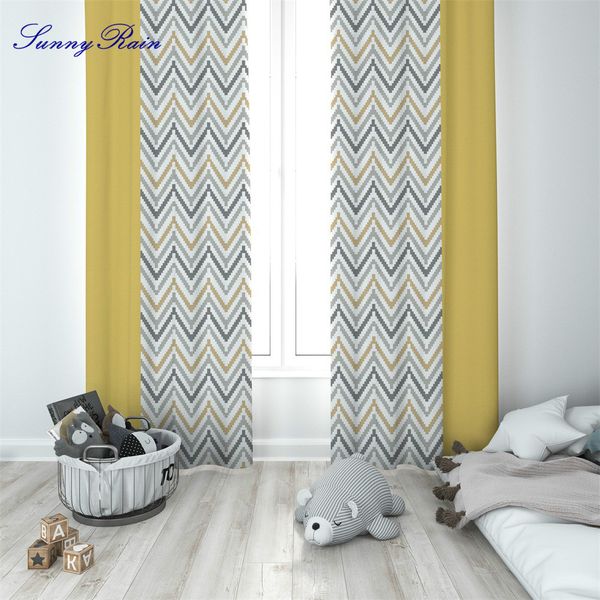 sunnyrain 2-piece printed morden yellow curtains living room window curtains for bedroom translucidus (shading rate 41%-85%) j2
sunnyrain 2-piece printed morden yellow curtains living room window curtains for bedroom translucidus (shading rate 41%-85%) j2