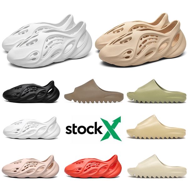 luxury designer kanye west slides womens mens slippers kids childrens foam runner desert sand bone resin stock x shoes sandals trainers, Black
luxury designer kanye west slides womens mens slippers kids childrens foam runner desert sand bone resin stock x shoes sandals trainers, Black