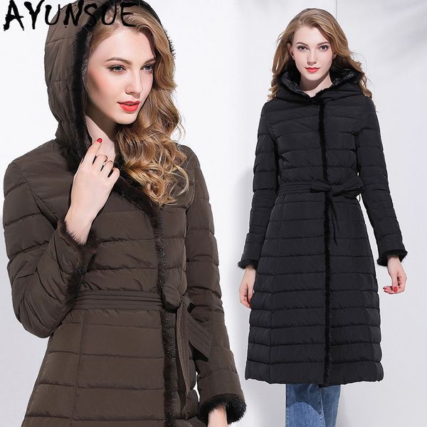 ayunsue winter down jacket woman hooded 2019 new korean long coat warm womens down jackets brands puffer coats k-8725 kj2676, Black
ayunsue winter down jacket woman hooded 2019 new korean long coat warm womens down jackets brands puffer coats k-8725 kj2676, Black