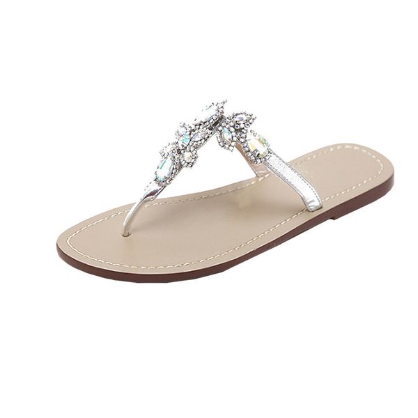 vogue womens summer flat shining rhinestones chain sandals t-strap beach slipper shoes 585-605g, Black
vogue womens summer flat shining rhinestones chain sandals t-strap beach slipper shoes 585-605g, Black