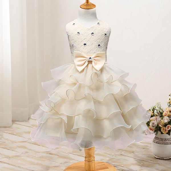 2019 children shirt lace girls dress inserted beads bow princess dress mesh skirt, Red;yellow
2019 children shirt lace girls dress inserted beads bow princess dress mesh skirt, Red;yellow