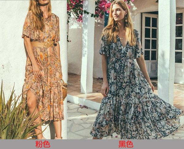 women dresses clothes womens clothing summer spring printed beach women's wear product in spring and summer 2020 malay bohemia, Black;gray
women dresses clothes womens clothing summer spring printed beach women's wear product in spring and summer 2020 malay bohemia, Black;gray