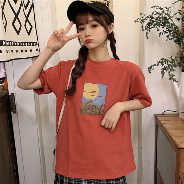 cotton short-sleeved t- female 2020ins fashionable loose student all-match half-sleeved cotton short-sleeved t- female 2020ins fashionable l, White
cotton short-sleeved t- female 2020ins fashionable loose student all-match half-sleeved cotton short-sleeved t- female 2020ins fashionable l, White