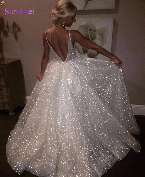 sparkle sequined white long evening dresses 2018 new style deep v neck low back long prom gowns pageant special occas, White;black
sparkle sequined white long evening dresses 2018 new style deep v neck low back long prom gowns pageant special occas, White;black