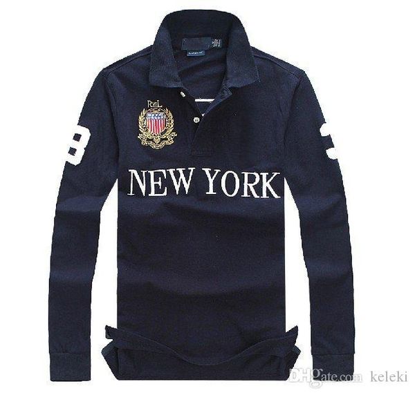 us size embroidery poloshirt men tshirt long sleeves t shirt cotton men paris london new york berlin shirts, White;black
us size embroidery poloshirt men tshirt long sleeves t shirt cotton men paris london new york berlin shirts, White;black