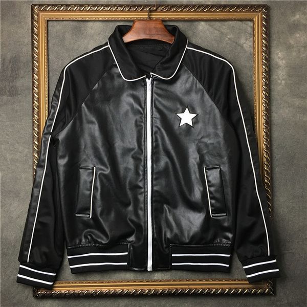 2019 windbreaker brand new leather embroidery luxury jacket women mens designer jackets baseball uniform fashion coat plus size s-2xl, Black;brown
2019 windbreaker brand new leather embroidery luxury jacket women mens designer jackets baseball uniform fashion coat plus size s-2xl, Black;brown