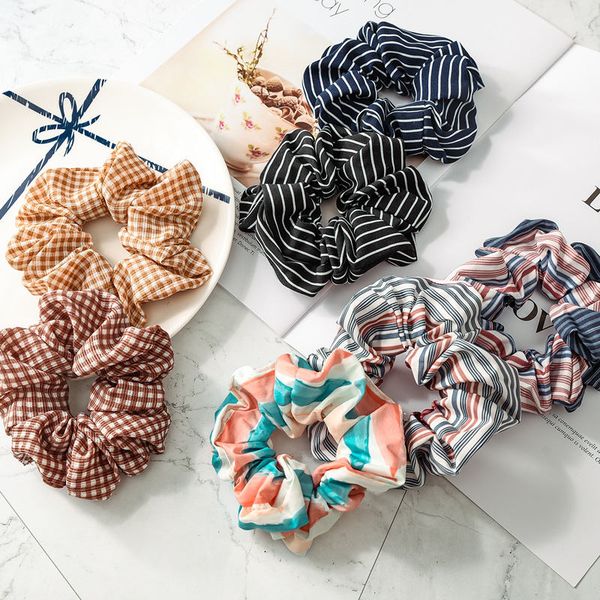 1pc striped plaid print fashion headband scrunchies elastics soft stretchy hair rope ponytail hair bands holder braiders, Brown
1pc striped plaid print fashion headband scrunchies elastics soft stretchy hair rope ponytail hair bands holder braiders, Brown