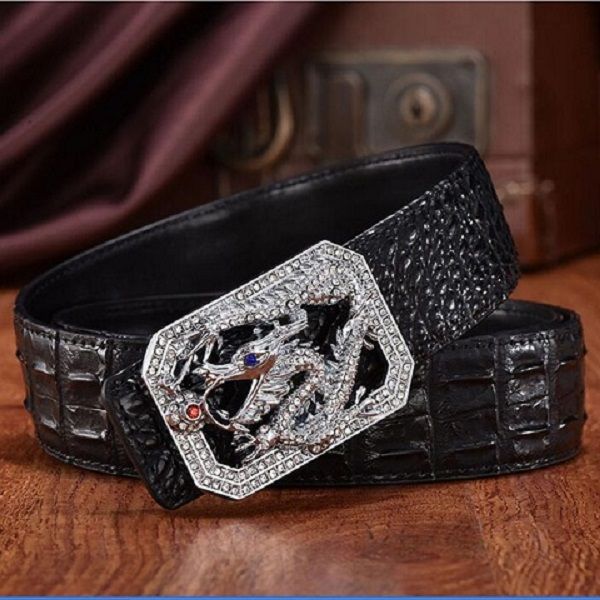 tan brown men designer belt crocodile leather new fashion luxury glittering diamonds golden 3d dragon smooth buckle 125cm, Black;brown
tan brown men designer belt crocodile leather new fashion luxury glittering diamonds golden 3d dragon smooth buckle 125cm, Black;brown