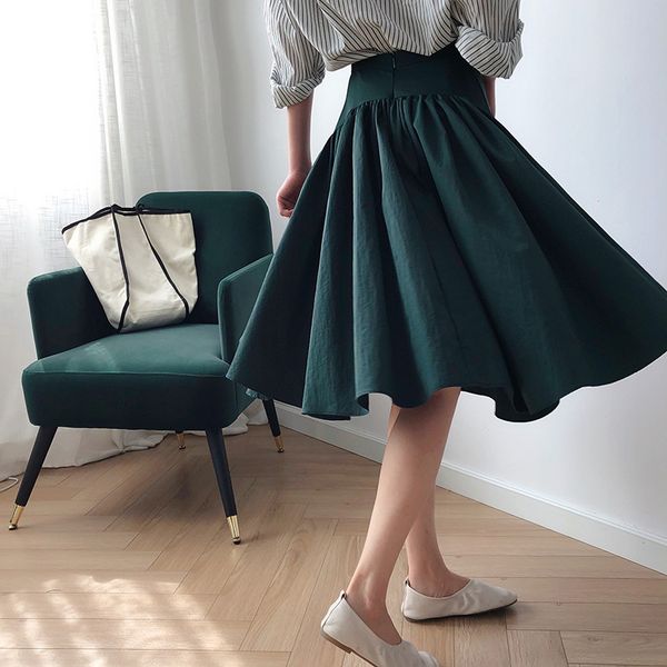 sherhure 2020 women high waist summer cotton midi skirt saia vintage women a-line elegant skirt faldas jupe femme, Black
sherhure 2020 women high waist summer cotton midi skirt saia vintage women a-line elegant skirt faldas jupe femme, Black