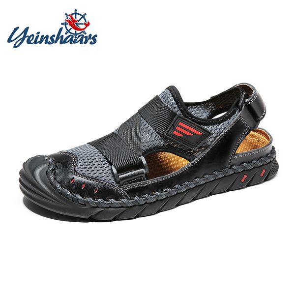 new sandals for men genuine leather outdoor men's sandals casual beach comfortable summer men breathable rubber shoes large size, Black
new sandals for men genuine leather outdoor men's sandals casual beach comfortable summer men breathable rubber shoes large size, Black