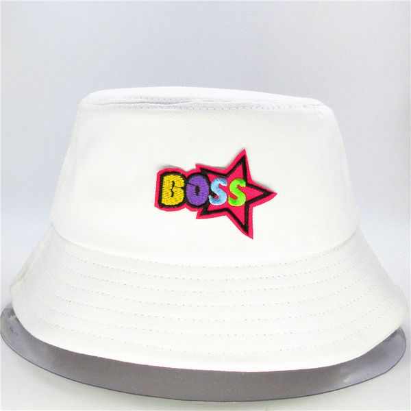 the new style boss letter embroidery bucket hat fisherman hat outdoor travel sun cap hats for child men and women 293
the new style boss letter embroidery bucket hat fisherman hat outdoor travel sun cap hats for child men and women 293