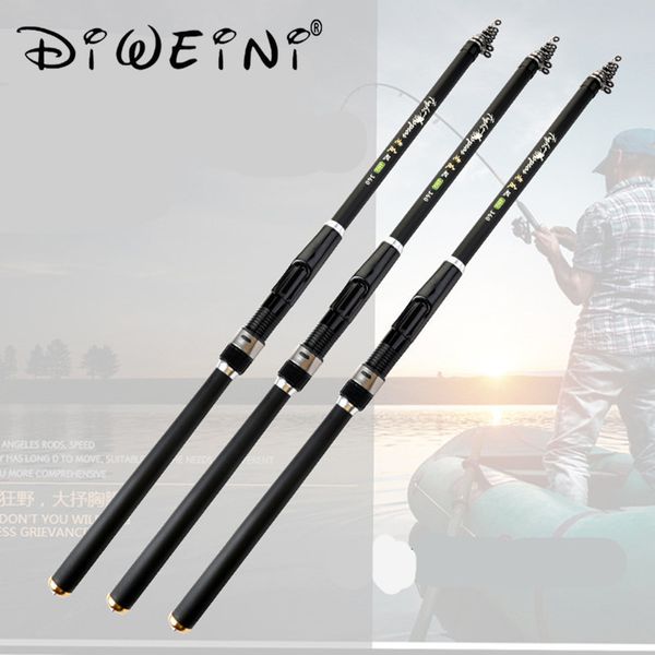 2.4m 3.0m 3.6m 4.5m 5.4m 6.3m 7.2m carbon fiber telescopic fishing rod sea rods rock spinning fishing pole for travel sea boat
2.4m 3.0m 3.6m 4.5m 5.4m 6.3m 7.2m carbon fiber telescopic fishing rod sea rods rock spinning fishing pole for travel sea boat