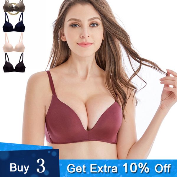 seamless bras for women push up bras no wire brassiere a b cup underwear womens underwear, Red;black
seamless bras for women push up bras no wire brassiere a b cup underwear womens underwear, Red;black