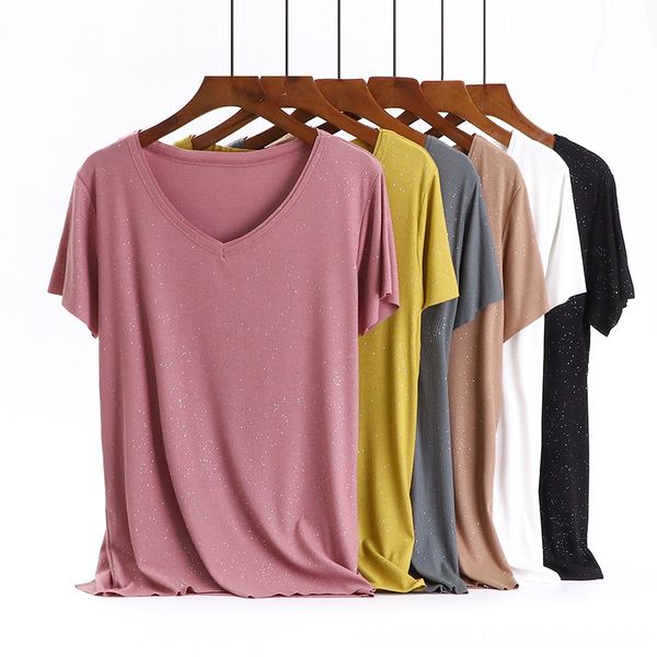 thin modal coat t-shirt short-sleeved women's slim slim fit female base starry sky white v-neck t-shirt female
thin modal coat t-shirt short-sleeved women's slim slim fit female base starry sky white v-neck t-shirt female