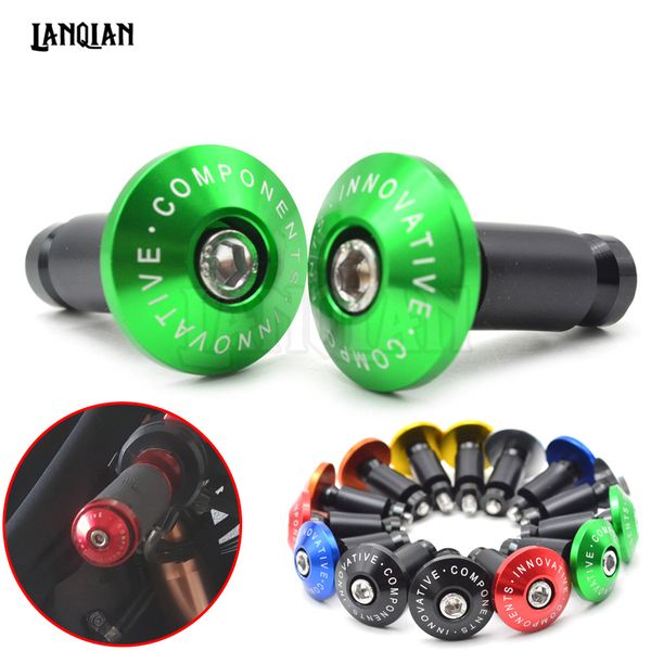 universal 7/8 22mm motorcycle handlebar end grips anti vibration silder plug for zx6 zx9r zxr400 zzr600 z1000 zx10r
universal 7/8 22mm motorcycle handlebar end grips anti vibration silder plug for zx6 zx9r zxr400 zzr600 z1000 zx10r