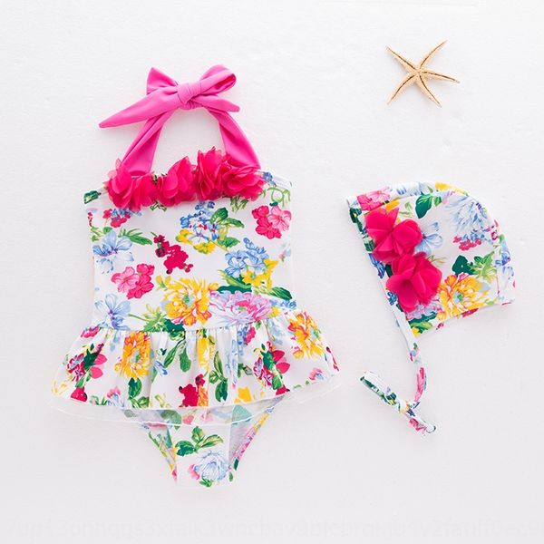 children's sling girl's one-piece full printing swimsuit suspender spring swimsuit 2-piece set, White;black
children's sling girl's one-piece full printing swimsuit suspender spring swimsuit 2-piece set, White;black