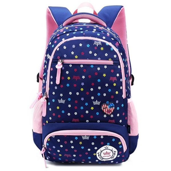 

big capacity printing school backpack kid orthopedics school bag for girls zipper children backpack bags for teenagers