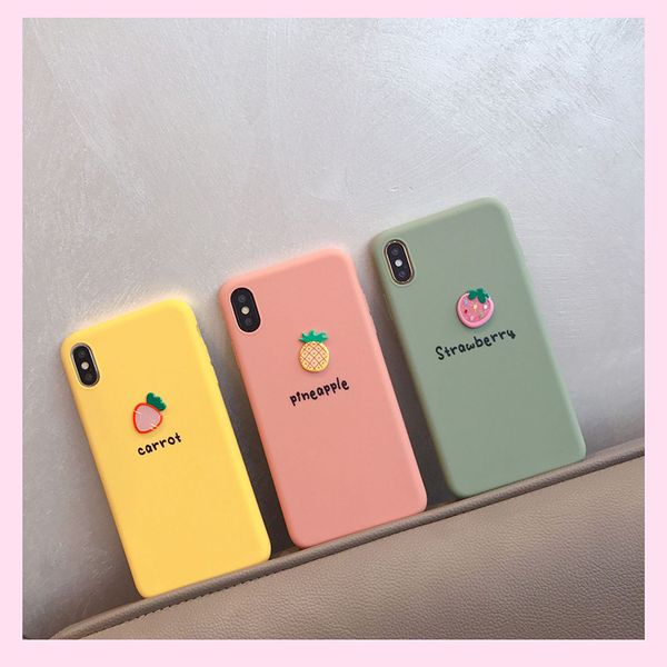 for iphone xs max xr phone case cute 3d fruit 6 7 8 x plus all-inclusive tpu soft solid color cell phone cases
for iphone xs max xr phone case cute 3d fruit 6 7 8 x plus all-inclusive tpu soft solid color cell phone cases