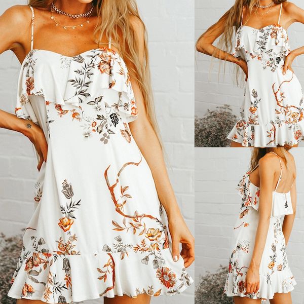 summer bohemian dress 2019 women's summer fashion flower print ruffles split dress vacation style vestidos robe femme @4, Black;gray
summer bohemian dress 2019 women's summer fashion flower print ruffles split dress vacation style vestidos robe femme @4, Black;gray