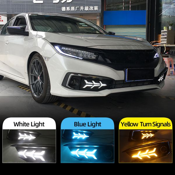 2pcs led drl for honda civic 2019 2020 sedan with moving signal led fog lamp cover daytime running light with fog lamp hole
2pcs led drl for honda civic 2019 2020 sedan with moving signal led fog lamp cover daytime running light with fog lamp hole