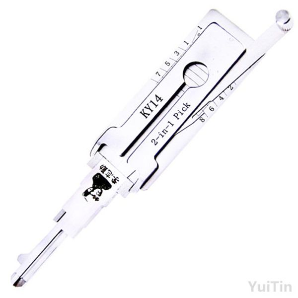 New Arrival LISHI KY14 Kia 2 in 1 Auto lock Pick and Decoder locksmith tool Pick Sets
New Arrival LISHI KY14 Kia 2 in 1 Auto lock Pick and Decoder locksmith tool Pick Sets