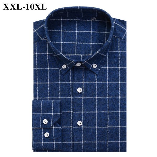 plus zise 7xl 8xl 9xl 10xl men casual plaid shirt 2019 new 100% cotton long sleeve business loose shirts male brand clothing, White;black
plus zise 7xl 8xl 9xl 10xl men casual plaid shirt 2019 new 100% cotton long sleeve business loose shirts male brand clothing, White;black