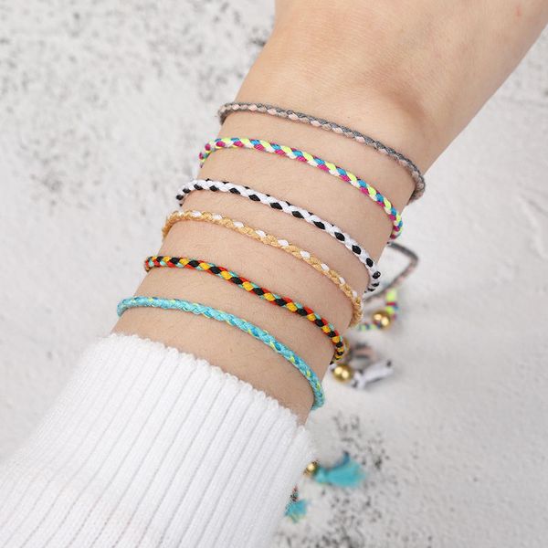 selling new bohemian braided rope friendship charm bracelets anklet bracelet fashion women men jewelry with crad, Golden;silver
selling new bohemian braided rope friendship charm bracelets anklet bracelet fashion women men jewelry with crad, Golden;silver