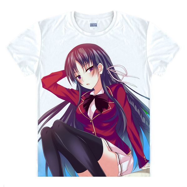 classroom of the elite kiyotaka ayanokouji horikita suzune printed t-shirt casual summer tshirts short sleeve anime tees, White;black
classroom of the elite kiyotaka ayanokouji horikita suzune printed t-shirt casual summer tshirts short sleeve anime tees, White;black