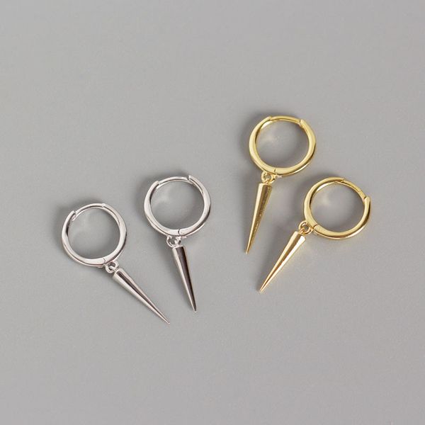 fine jewelry women earrings 100% 925 sterling silver rivet dangle drop earrings for women oorbellen brincos punk jewellry, Black
fine jewelry women earrings 100% 925 sterling silver rivet dangle drop earrings for women oorbellen brincos punk jewellry, Black