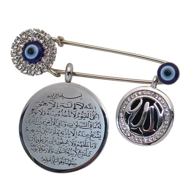 zkd islam ayatul kursi turkish evil eye scarf hijab crystal stainless steel pin brooch baby pin, Gray
zkd islam ayatul kursi turkish evil eye scarf hijab crystal stainless steel pin brooch baby pin, Gray