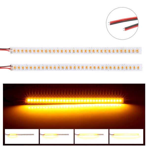 2pcs 18cm 2835 smd car led turn signal light strip led daytime running light flexible soft tube strips
2pcs 18cm 2835 smd car led turn signal light strip led daytime running light flexible soft tube strips