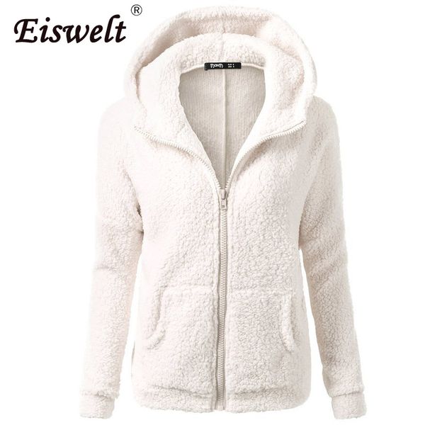 eiswelt new lapel fleece fur coat 2018 women autumn winter warm soft thick plush zipper overcoat short outerwear plus size, Black
eiswelt new lapel fleece fur coat 2018 women autumn winter warm soft thick plush zipper overcoat short outerwear plus size, Black