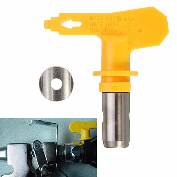 yellow 2 series 213/215/217/221/211 airless spray tip sprayer nozzles for airless spray paint sprayer
yellow 2 series 213/215/217/221/211 airless spray tip sprayer nozzles for airless spray paint sprayer