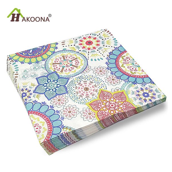 hakoona colorful printed paper napkins disposable napkin portable must needde wedding party table decoration
hakoona colorful printed paper napkins disposable napkin portable must needde wedding party table decoration
