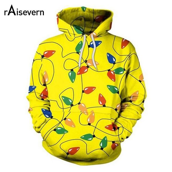 3d christmas light hoodies women men funny punk sweatshirt autumn winter streetwear harajuku oversized, Black
3d christmas light hoodies women men funny punk sweatshirt autumn winter streetwear harajuku oversized, Black