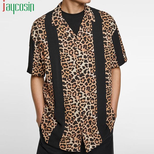 fashion leopard print loose shirt men long sleeve lapel beach shirt casual plus size oversize mens clothing button fashion, White;black
fashion leopard print loose shirt men long sleeve lapel beach shirt casual plus size oversize mens clothing button fashion, White;black