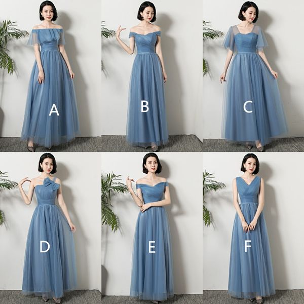 dusty blue tulle long bridesmaid dresses 2020 new wedding party dress lace up maxi gowns vestido para festa, White;pink
dusty blue tulle long bridesmaid dresses 2020 new wedding party dress lace up maxi gowns vestido para festa, White;pink