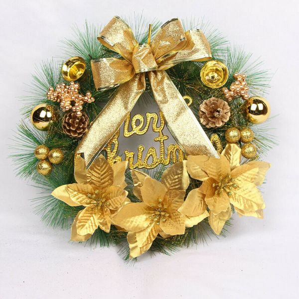 1pc 30cm wreath window christmas door decors hanging ornament tree garland bell door wall garland bowknot ball flower craft
1pc 30cm wreath window christmas door decors hanging ornament tree garland bell door wall garland bowknot ball flower craft