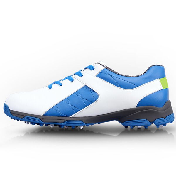 2020 men's golf shoe leather sport shoes men eva midsole breathable waterproof (blue white
2020 men's golf shoe leather sport shoes men eva midsole breathable waterproof (blue white