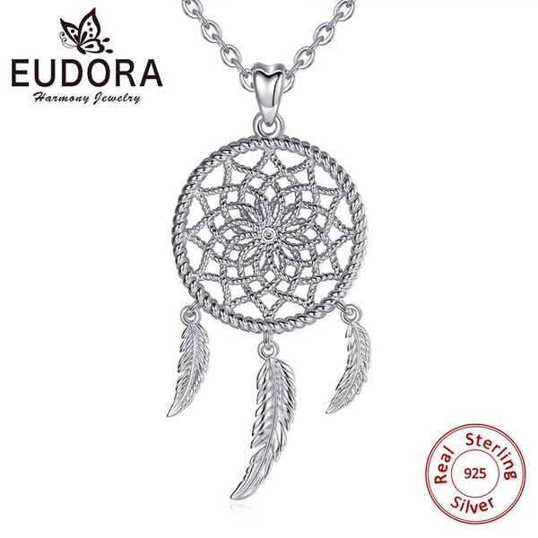 eudora sterling silver dream catcher necklace with clear cubic zirconia and 3 feathers boho dreamcatcher jewelry for women d422
eudora sterling silver dream catcher necklace with clear cubic zirconia and 3 feathers boho dreamcatcher jewelry for women d422