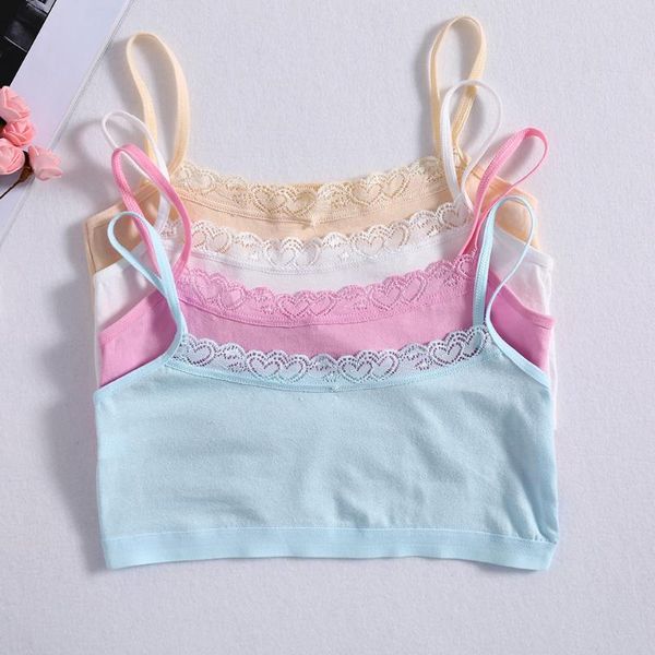 Girls Bra Solid Cotton Breathable Puberty Student Children Underwear Kids Vest Training Bras Wrapped Chest Underwear
Girls Bra Solid Cotton Breathable Puberty Student Children Underwear Kids Vest Training Bras Wrapped Chest Underwear