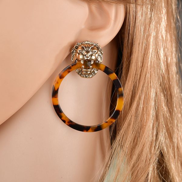 fashion-vintage jewelry acetate acid drop earrings personality geometric round acrylic earrings for girls lion head earrings, Silver
fashion-vintage jewelry acetate acid drop earrings personality geometric round acrylic earrings for girls lion head earrings, Silver