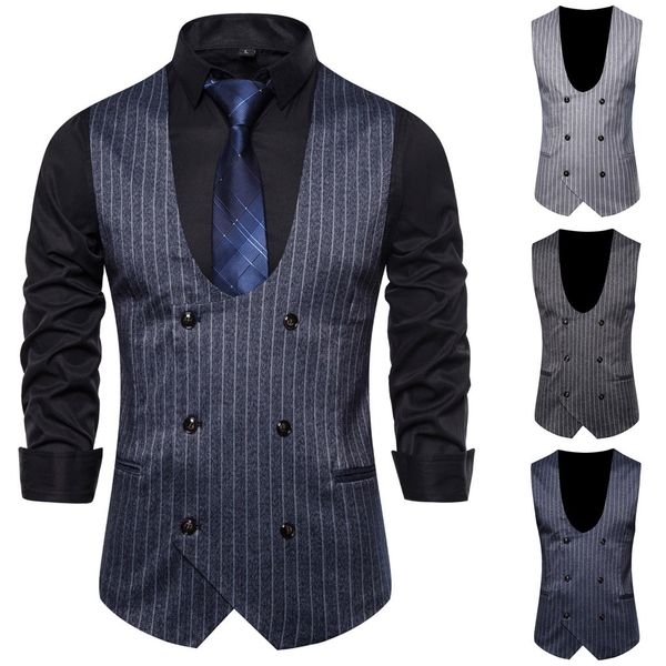 men's fashion business casual wedding waistcoat vests classic formal business slim fit chain dress vest suit tuxedo waistcoats, Black;white
men's fashion business casual wedding waistcoat vests classic formal business slim fit chain dress vest suit tuxedo waistcoats, Black;white