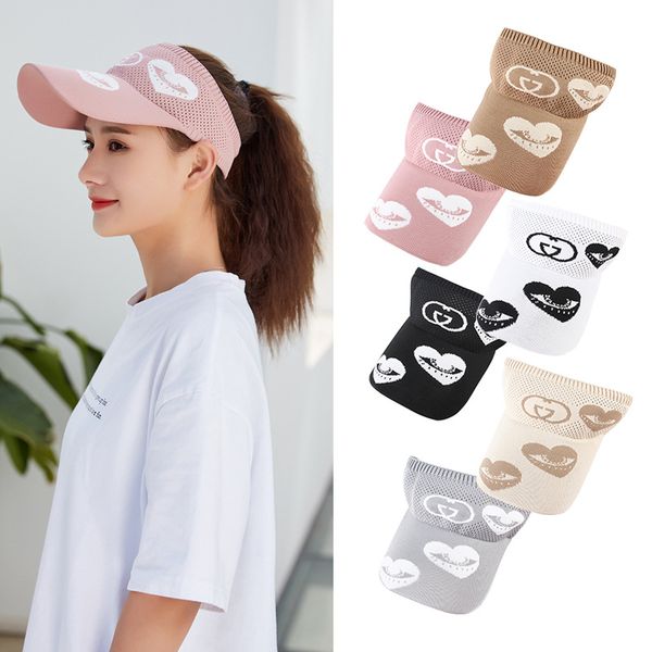 women hat summer new female fashion sports baseball cap ins outdoor knit visor hat, Blue;gray
women hat summer new female fashion sports baseball cap ins outdoor knit visor hat, Blue;gray