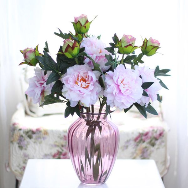 10pcs/lot wedding party favor pink white red 6 colors 2 heads silk cloth peony branch home art decor artificial flowers
10pcs/lot wedding party favor pink white red 6 colors 2 heads silk cloth peony branch home art decor artificial flowers