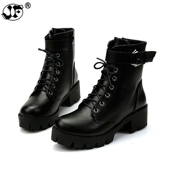 botas mujer fashion women boots square heel platforms zapatos mujer pu leather thigh high pump boots motorcycle shoes 9, Black
botas mujer fashion women boots square heel platforms zapatos mujer pu leather thigh high pump boots motorcycle shoes 9, Black