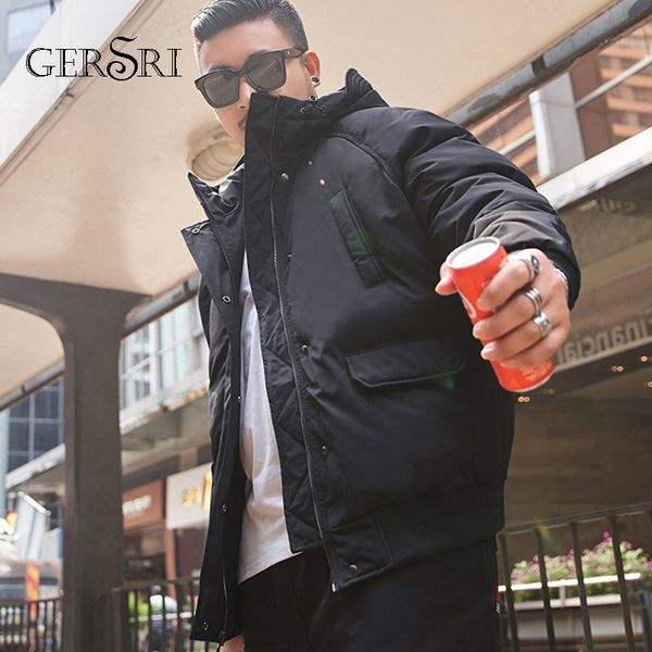 gersri new autum spring coat simple fashion jacket big fashion design men's warm hooded brand parkas, Black
gersri new autum spring coat simple fashion jacket big fashion design men's warm hooded brand parkas, Black