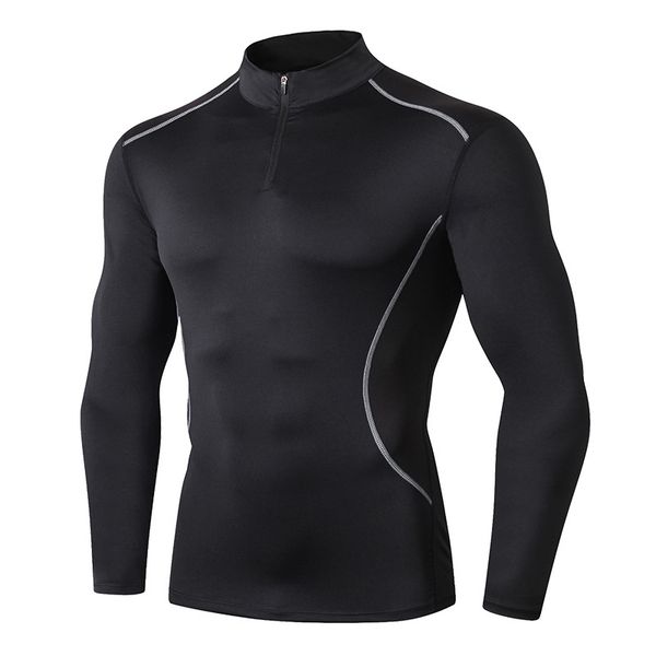 running jerseys men's cycling base layers long sleeves compression quick dry fitness gym bicycle underwear mens stand-up clothes, Black;blue
running jerseys men's cycling base layers long sleeves compression quick dry fitness gym bicycle underwear mens stand-up clothes, Black;blue