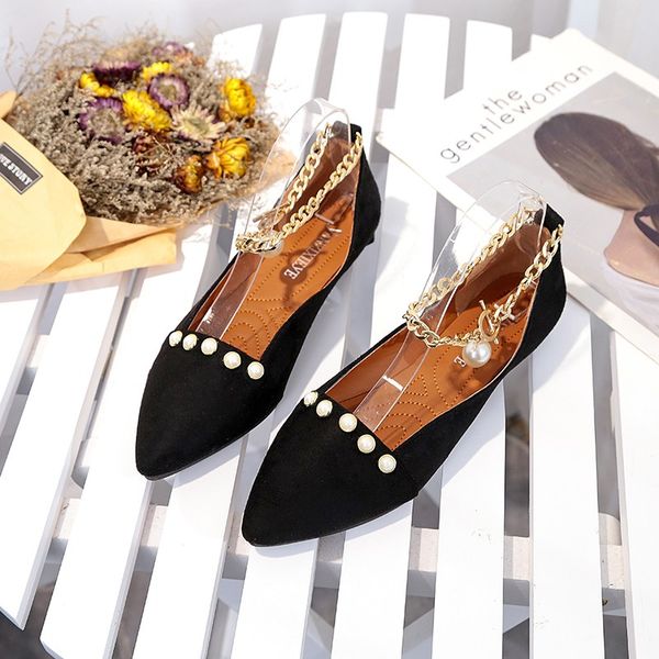 explosion style fashion pointed solid color flat shoes women black gray pink casual wild spring and autumn size 5- w33-16
explosion style fashion pointed solid color flat shoes women black gray pink casual wild spring and autumn size 5- w33-16