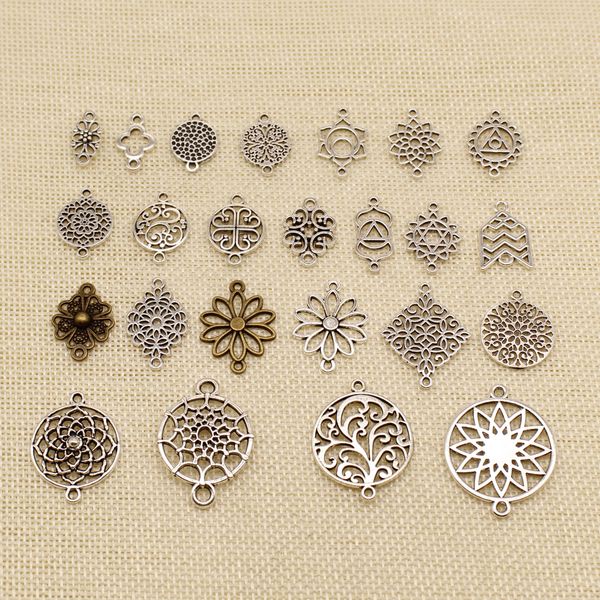 50 pieces mix jewelry findings components flower squid connector hj219, Bronze;silver
50 pieces mix jewelry findings components flower squid connector hj219, Bronze;silver